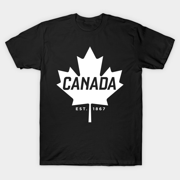 Canada Maple Leaf design - Canada Est. 1867 Vintage Sport T-Shirt by Vector Deluxe